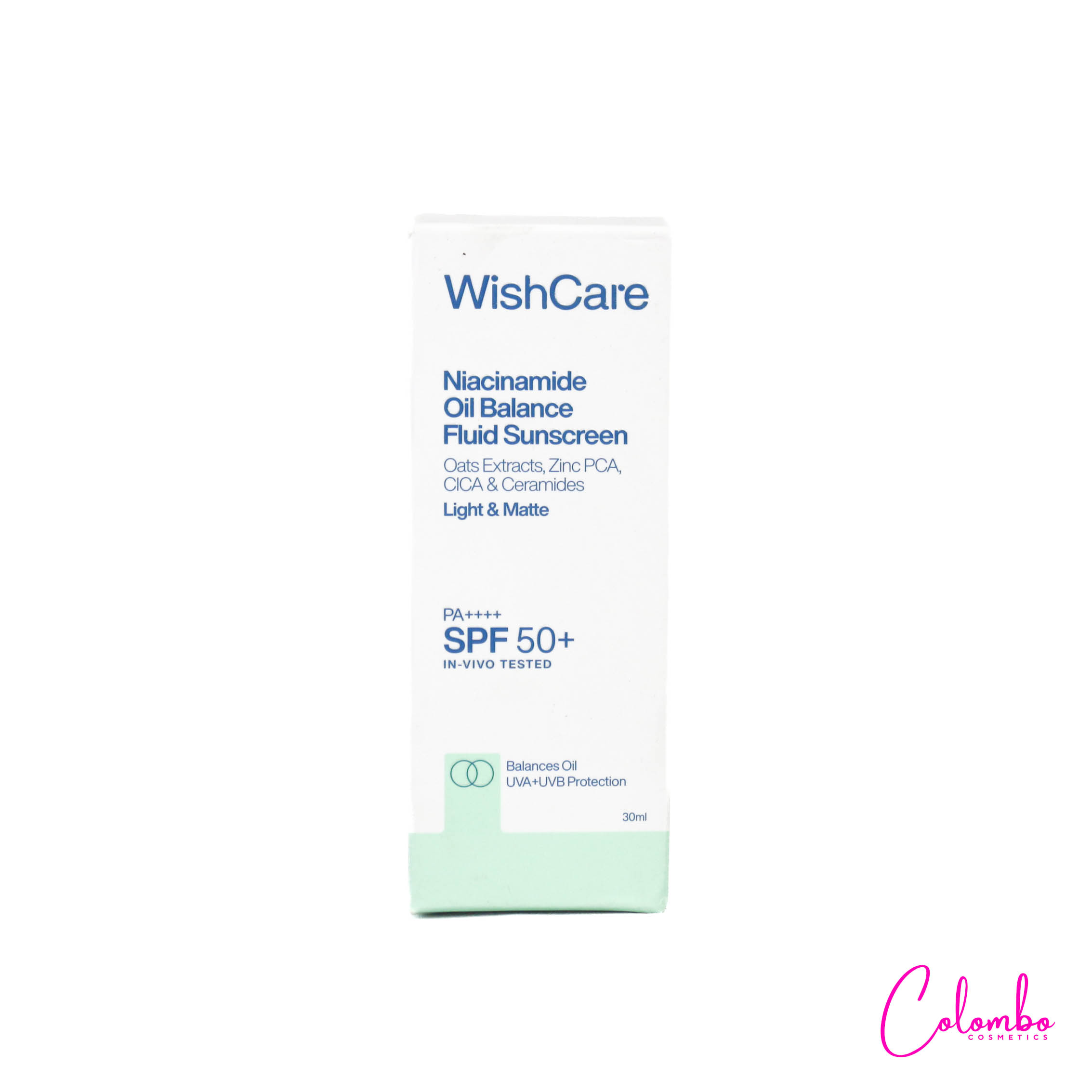 WishCare Niacinamide Oil Balance Fluid Sunscreen SPF50+ PA++++ 30ml
